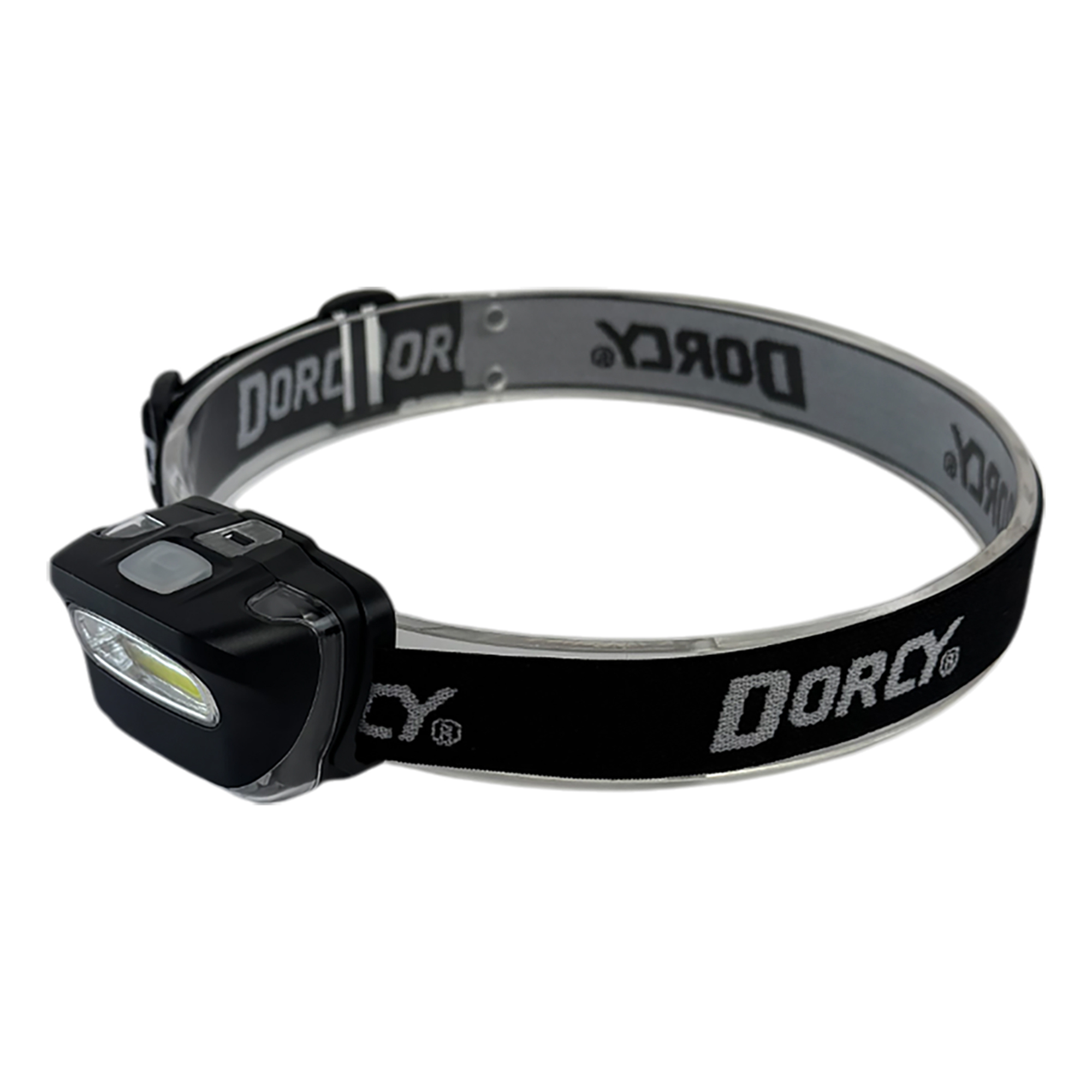 Dorcy Active Series COB LED 150-Lumen Headlamp with 3 Modes, Battery Powered, up to 65-Ft. Beam Distance, up to 2.5 Hours Run Time, 3 Pack